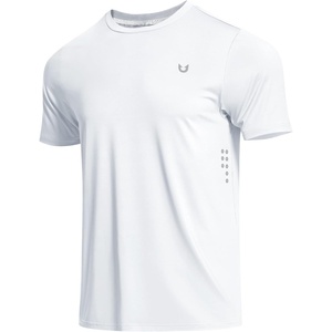 image:imageNORTHYARD Mens Athletic Running TShirts QuickDry Lightweight Workout  Gym Hiking Outdoor Tennis Sport Casual Fishing Basketball UPF 50 Breathable Moisturewicking Reflective PrintedWhite