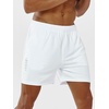 image:imageNORTHYARD Mens Athletic Gym Shorts 1075 Running Basketball Tennis  Quick DryZipper PocketsLightweightBreathableMoisturewickingReflective StripsSportsRunningWorkoutWhite