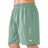image:imageNORTHYARD Mens Athletic Gym Shorts 1075 Running Basketball Tennis  Quick DryZipper PocketsLightweightBreathableMoisturewickingReflective StripsSportsRunningWorkoutLodenfrost
