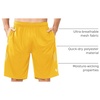 image:imageNORTHYARD Mens Athletic Gym Shorts 1075 Running Basketball Tennis  Quick DryZipper PocketsLightweightBreathableMoisturewickingReflective StripsSportsRunningWorkoutGold