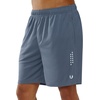 image:imageNORTHYARD Mens Athletic Gym Shorts 1075 Running Basketball Tennis  Quick DryZipper PocketsLightweightBreathableMoisturewickingReflective StripsSportsRunningWorkoutCoolgrey