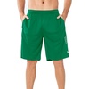 image:imageNORTHYARD Mens Athletic Gym Shorts 1075 Running Basketball Tennis  Quick DryZipper PocketsLightweightBreathableMoisturewickingReflective StripsSportsRunningWorkoutGreen