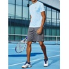 image:imageNORTHYARD Mens Athletic Gym Shorts 1075 Running Basketball Tennis  Quick DryZipper PocketsLightweightBreathableMoisturewickingReflective StripsSportsRunningWorkoutSmokegrey