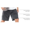 image:imageNORTHYARD Mens Athletic Gym Shorts 1075 Running Basketball Tennis  Quick DryZipper PocketsLightweightBreathableMoisturewickingReflective StripsSportsRunningWorkoutDarkgrey