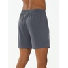 image:imageNORTHYARD Mens Athletic Gym Shorts 1075 Running Basketball Tennis  Quick DryZipper PocketsLightweightBreathableMoisturewickingReflective StripsSportsRunningWorkoutSmokegrey