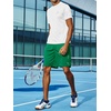 image:imageNORTHYARD Mens Athletic Gym Shorts 1075 Running Basketball Tennis  Quick DryZipper PocketsLightweightBreathableMoisturewickingReflective StripsSportsRunningWorkoutGreen