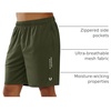 image:imageNORTHYARD Mens Athletic Gym Shorts 1075 Running Basketball Tennis  Quick DryZipper PocketsLightweightBreathableMoisturewickingReflective StripsSportsRunningWorkoutArmygreen