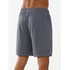 image:imageNORTHYARD Mens Athletic Gym Shorts 1075 Running Basketball Tennis  Quick DryZipper PocketsLightweightBreathableMoisturewickingReflective StripsSportsRunningWorkoutSmokegrey