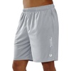 image:imageNORTHYARD Mens Athletic Gym Shorts 1075 Running Basketball Tennis  Quick DryZipper PocketsLightweightBreathableMoisturewickingReflective StripsSportsRunningWorkoutLightgrey