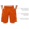 image:imageNORTHYARD Mens Athletic Gym Shorts 1075 Running Basketball Tennis  Quick DryZipper PocketsLightweightBreathableMoisturewickingReflective StripsSportsRunningWorkoutOrange