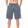 image:imageNORTHYARD Mens Athletic Gym Shorts 1075 Running Basketball Tennis  Quick DryZipper PocketsLightweightBreathableMoisturewickingReflective StripsSportsRunningWorkoutCloud