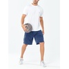 image:imageNORTHYARD Mens Athletic Gym Shorts 1075 Running Basketball Tennis  Quick DryZipper PocketsLightweightBreathableMoisturewickingReflective StripsSportsRunningWorkoutFederalblue