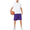 image:imageNORTHYARD Mens Athletic Gym Shorts 1075 Running Basketball Tennis  Quick DryZipper PocketsLightweightBreathableMoisturewickingReflective StripsSportsRunningWorkoutPurple