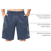 image:imageNORTHYARD Mens Athletic Gym Shorts 1075 Running Basketball Tennis  Quick DryZipper PocketsLightweightBreathableMoisturewickingReflective StripsSportsRunningWorkoutCoolgrey