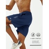 image:imageNORTHYARD Mens Athletic Gym Shorts 1075 Running Basketball Tennis  Quick DryZipper PocketsLightweightBreathableMoisturewickingReflective StripsSportsRunningWorkoutDarkblue