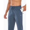 image:imageNORTHYARD Mens Athletic Pants Running Workout Gym Lightweight Quick Dry  Track Jogging Casual Sweatpants Sports Zipper Pockets Elastic Waist Breathable 4Way Stretch Cooling Reflective StripsCoolgrey
