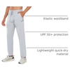 image:imageNORTHYARD Mens Athletic Pants Running Workout Gym Lightweight Quick Dry  Track Jogging Casual Sweatpants Sports Zipper Pockets Elastic Waist Breathable 4Way Stretch Cooling Reflective StripsLightgrey