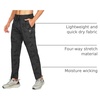 image:imageNORTHYARD Mens Athletic Pants Running Workout Gym Lightweight Quick Dry  Track Jogging Casual Sweatpants Sports Zipper Pockets Elastic Waist Breathable 4Way Stretch Cooling Reflective StripsCamoblack
