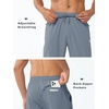 image:imageNORTHYARD Mens Athletic Pants Running Workout Gym Lightweight Quick Dry  Track Jogging Casual Sweatpants Sports Zipper Pockets Elastic Waist Breathable 4Way Stretch Cooling Reflective StripsCloud