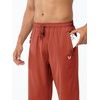 image:imageNORTHYARD Mens Athletic Pants Running Workout Gym Lightweight Quick Dry  Track Jogging Casual Sweatpants Sports Zipper Pockets Elastic Waist Breathable 4Way Stretch Cooling Reflective StripsRedclay