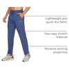 image:imageNORTHYARD Mens Athletic Pants Running Workout Gym Lightweight Quick Dry  Track Jogging Casual Sweatpants Sports Zipper Pockets Elastic Waist Breathable 4Way Stretch Cooling Reflective StripsFederalblue