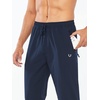 image:imageNORTHYARD Mens Athletic Pants Running Workout Gym Lightweight Quick Dry  Track Jogging Casual Sweatpants Sports Zipper Pockets Elastic Waist Breathable 4Way Stretch Cooling Reflective StripsNavy