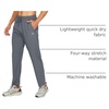 image:imageNORTHYARD Mens Athletic Pants Running Workout Gym Lightweight Quick Dry  Track Jogging Casual Sweatpants Sports Zipper Pockets Elastic Waist Breathable 4Way Stretch Cooling Reflective StripsSmokegrey
