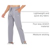image:imageNORTHYARD Mens Athletic Pants Running Workout Gym Lightweight Quick Dry  Track Jogging Casual Sweatpants Sports Zipper Pockets Elastic Waist Breathable 4Way Stretch Cooling Reflective StripsStone