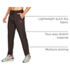 image:imageNORTHYARD Mens Athletic Pants Running Workout Gym Lightweight Quick Dry  Track Jogging Casual Sweatpants Sports Zipper Pockets Elastic Waist Breathable 4Way Stretch Cooling Reflective StripsBrown