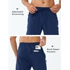 image:imageNORTHYARD Mens Athletic Pants Running Workout Gym Lightweight Quick Dry  Track Jogging Casual Sweatpants Sports Zipper Pockets Elastic Waist Breathable 4Way Stretch Cooling Reflective StripsDarkblue