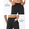image:imageNORTHYARD Mens Athletic Pants Running Workout Gym Lightweight Quick Dry  Track Jogging Casual Sweatpants Sports Zipper Pockets Elastic Waist Breathable 4Way Stretch Cooling Reflective StripsBlack