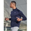 image:imageNORTHYARD Mens Quarter Zip Pullover Athletic Running Shirt Long Sleeve  14 Zip Top Quick Dry Lightweight Moisture Wicking Breathable Reflective Strips Performance Workout Gym Hiking SportsNavy