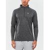 image:imageNORTHYARD Mens Quarter Zip Pullover Athletic Running Shirt Long Sleeve  14 Zip Top Quick Dry Lightweight Moisture Wicking Breathable Reflective Strips Performance Workout Gym Hiking SportsGreyheather