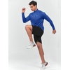 image:imageNORTHYARD Mens Quarter Zip Pullover Athletic Running Shirt Long Sleeve  14 Zip Top Quick Dry Lightweight Moisture Wicking Breathable Reflective Strips Performance Workout Gym Hiking SportsDarkblue