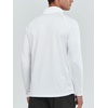 image:imageNORTHYARD Mens Quarter Zip Pullover Athletic Running Shirt Long Sleeve  14 Zip Top Quick Dry Lightweight Moisture Wicking Breathable Reflective Strips Performance Workout Gym Hiking SportsWhite