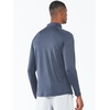 image:imageNORTHYARD Mens Quarter Zip Pullover Athletic Running Shirt Long Sleeve  14 Zip Top Quick Dry Lightweight Moisture Wicking Breathable Reflective Strips Performance Workout Gym Hiking SportsCoolgrey