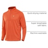 image:imageNORTHYARD Mens Quarter Zip Pullover Athletic Running Shirt Long Sleeve  14 Zip Top Quick Dry Lightweight Moisture Wicking Breathable Reflective Strips Performance Workout Gym Hiking SportsOrange