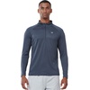 image:imageNORTHYARD Mens Quarter Zip Pullover Athletic Running Shirt Long Sleeve  14 Zip Top Quick Dry Lightweight Moisture Wicking Breathable Reflective Strips Performance Workout Gym Hiking SportsCoolgrey