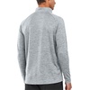 image:imageNORTHYARD Mens Quarter Zip Pullover Athletic Running Shirt Long Sleeve  14 Zip Top Quick Dry Lightweight Moisture Wicking Breathable Reflective Strips Performance Workout Gym Hiking SportsLightheather