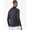 image:imageNORTHYARD Mens Quarter Zip Pullover Athletic Running Shirt Long Sleeve  14 Zip Top Quick Dry Lightweight Moisture Wicking Breathable Reflective Strips Performance Workout Gym Hiking SportsBlack