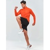 image:imageNORTHYARD Mens Quarter Zip Pullover Athletic Running Shirt Long Sleeve  14 Zip Top Quick Dry Lightweight Moisture Wicking Breathable Reflective Strips Performance Workout Gym Hiking SportsOrange