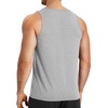 image:imageNORTHYARD Mens Tank Top Workout Lightweight Sleeveless Shirt for Running  Gym UPF50 protection moisturewicking quickdry 4way stretch vented back reflective logos Tagless relaxed fitGreyheather