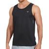 image:imageNORTHYARD Mens Tank Top Workout Lightweight Sleeveless Shirt for Running  Gym UPF50 protection moisturewicking quickdry 4way stretch vented back reflective logos Tagless relaxed fitBlack