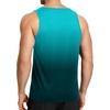 image:imageNORTHYARD Mens Tank Top Workout Lightweight Sleeveless Shirt for Running  Gym UPF50 protection moisturewicking quickdry 4way stretch vented back reflective logos Tagless relaxed fitGradientlakeblue