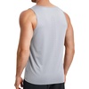 image:imageNORTHYARD Mens Tank Top Workout Lightweight Sleeveless Shirt for Running  Gym UPF50 protection moisturewicking quickdry 4way stretch vented back reflective logos Tagless relaxed fitLightgrey