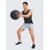 image:imageNORTHYARD Mens Tank Top Workout Lightweight Sleeveless Shirt for Running  Gym UPF50 protection moisturewicking quickdry 4way stretch vented back reflective logos Tagless relaxed fitDarkgrey