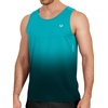 image:imageNORTHYARD Mens Tank Top Workout Lightweight Sleeveless Shirt for Running  Gym UPF50 protection moisturewicking quickdry 4way stretch vented back reflective logos Tagless relaxed fitGradientlakeblue