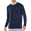 image:imageNORTHYARD Mens UPF 50 Rash Guard Long Sleeve Swim Sun Shirt Quick Dry  Breathable Mesh Back Water Slurry Printing Graphic Moisture Wicking 4Way Stretch Swimming Fishing Surfing Water SportNavy