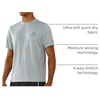 image:imageNORTHYARD Mens UPF 50 Swim Rash Guard Short Sleeve Workout Shirt  Sun UV Protection Quick Dry Athletic Running Gym Beach Work Casual Hiking Cool Lightweight Crew NeckSmoke Heather