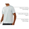 image:imageNORTHYARD Mens UPF 50 Swim Rash Guard Short Sleeve Workout Shirt  Sun UV Protection Quick Dry Athletic Running Gym Beach Work Casual Hiking Cool Lightweight Crew NeckGrey Heather